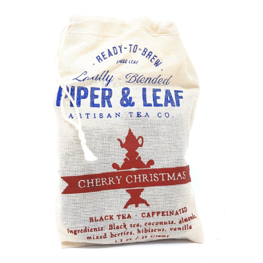 Piper & Leaf Cherry Christmas Tea Plumb Line Coffee
